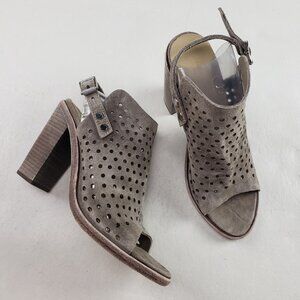 Rag & Bone Gray Perforated Sandals
